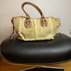 Banana Republic Sheepskin Purse